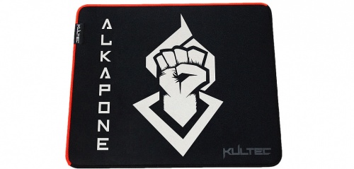 Mousepad Gamer Kultec Alkapone, 36 x 30cm, Grosor 4mm, Negro/Naranja 