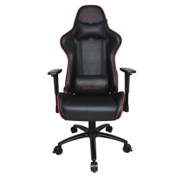 Kultec Silla Gamer KLTF-01, hasta 140Kg, Negro/Rojo 