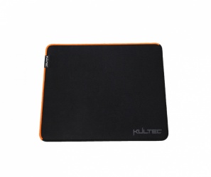 Mousepad Gamer Kultec S2, 45x40cm, Grosor 4mm, Negro/Naranja 