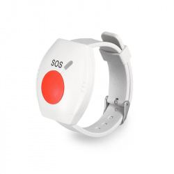 Kupiix Reloj con Botón de Pánico, Inalámbrico, Blanco 