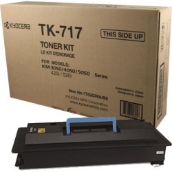 Tóner Kyocera TK-717 Negro, 34.000 Páginas  