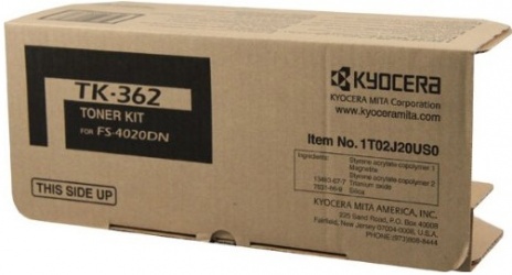 Tóner Kyocera TK-362 Negro, 20.000 Páginas 