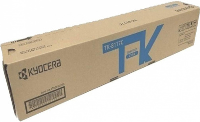 Tóner Kyocera TK-8117C Cian, 6.000 Páginas  