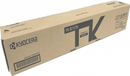 Tóner Kyocera TK-8117K Negro, 12.000 Páginas 