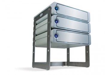 LaCie d2 Desk Rack para 4 Discos Duros, Plata 