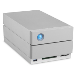 Disco Duro Externo LaCie 2big Dock Thunderbolt 3, 8TB, USB 3.0, Plata - para Mac/PC 