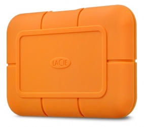 SSD Externo LaCie Rugged, 1TB, USB C 3.1, Naranja - para Mac/PC 