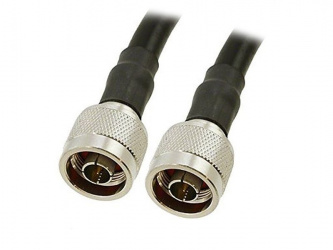 Landatel Cable Coaxial N-Macho - N-Macho, 5 Metros, Negro 