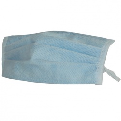 La Pastora Cubrebocas de Tela, 2 Capas, Azul, 50 Piezas 