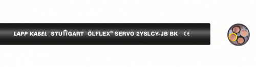 LAPP Cable de Control, 4 Hilos, 16mm², Negro - Precio por Metro 