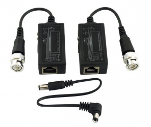 LaView Balun Tranceptor LVA-B1010 , BNC - RJ-45, Negro 