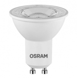 Ledvance Foco LED PAR16, Luz Blanco Cálido, Base GU10, 6.5W, 525 Lúmenes, Blanco, Ahorro de 81% vs Foco Tradicional 50W 