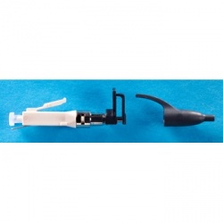 Legrand Conector de Fibra Óptica Monomodo LC, Negro/Blanco 