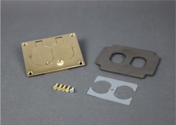 Legrand Tapa de Pared, 2 Puertos, Oro 