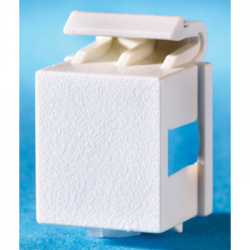 Legrand Inserto Ciego Keystone OR-KSB10, Blanco, 10 Piezas 