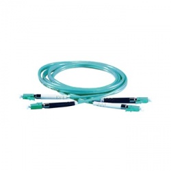 Legrand Cable Fibra Óptica OM4 Duplex  2x LC Macho - 2x LC Macho, 3 Metros, Aqua 