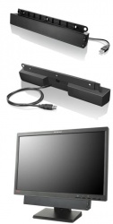 Lenovo Barra de Sonido, Alámbrico, 2.5W, USB, Negro 