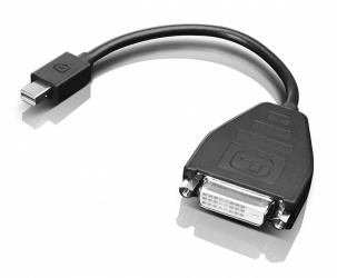 Lenovo Adaptador Mini-DisplayPort Macho - SL-DVI Macho, Negro 
