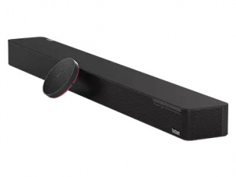 Lenovo Barra de Sonido para Conferencias ThinkSmart Bar XL con Micrófono, Bluetooth, Alámbrico/Inalámbrico, USB/USB-C, Negro 