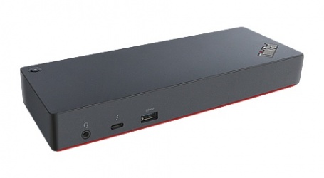 Lenovo Docking Station ThinkPad Thunderbolt 3, 5x USB 3.0, 2x DisplayPort, 1x HDMI, Negro 