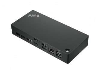 Lenovo Docking Station ThinkPad Universal USB-C, 3x USB 3.1, 2x USB 2.0, 1x HDMI/1x RJ-45/2x DisplayPort, Negro 