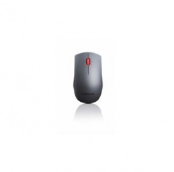 Mouse Lenovo Láser 4X30H56886, RF Inalámbrico, 1600DPI, Gris/Rojo 