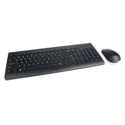 Kit de Teclado y Mouse Lenovo 4X30M39458, RF Inalámbrico, USB, Negro (Inglés) 