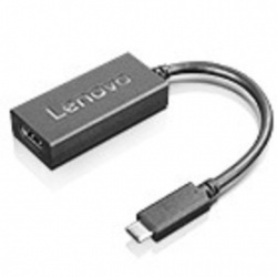 Lenovo Adaptador USB-C Macho - VGA Hembra, Negro 