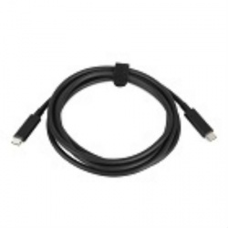 Lenovo Cable USB-C Macho - USB-C Macho, 2 Metros, Negro 