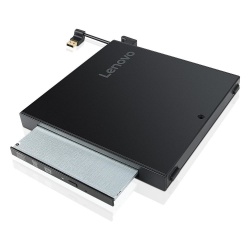 Lenovo 4XA0N06917 Quemador de DVD, 8x, 22.16 MB/s, USB 2.0, Externo, Negro 