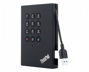 Disco Duro Externo Lenovo ThinkPad 4XB0K83868, 2TB, USB 3.0, 5400RPM, Negro 