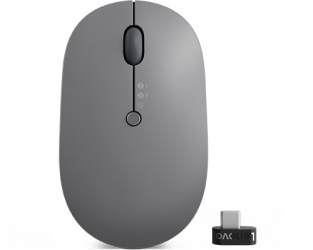 Mouse Lenovo Óptico Go, Inalámbrico, USB C, 2400DPI, Negro 