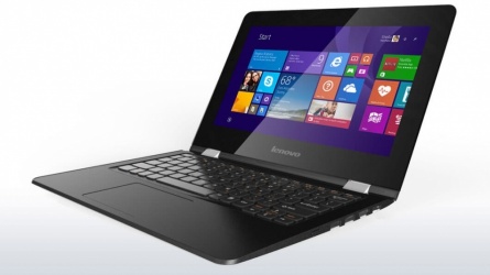 Lenovo 2 en 1 Yoga 300 Touch 11.6'', Intel Pentium N3540 2.16GHz, 4GB, 500GB, Windows 10 Home 64-bit, Negro 