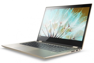 Lenovo 2 en 1 Yoga 520 14'' HD, Intel Core i5-7200U 2.50GHz, 8GB, 1TB, Windows 10 Home 64-bit, Oro 