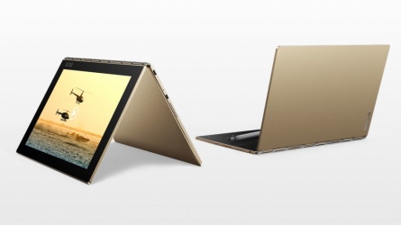 Tablet Lenovo Yoga Book 10.1'', 4GB, 1920 x 1200 Pixeles, Android 6.0, Bluetooth, Oro, con Lapiz Óptico Stylus 