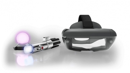 Lenovo Lentes de Realidad Virtual Star Wars Jedi Challenges, para Android/iOS, Negro 