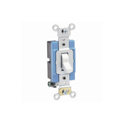 Leviton Interruptor de Palanca 1201-2W, 1 vía 15A, Azul 
