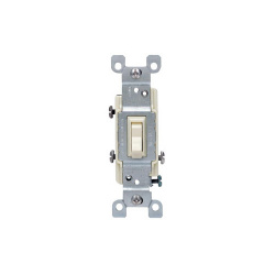 Leviton Apagador Palanca 1453-WCP, 3 Vías, 15A, Blanco 