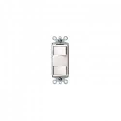 Leviton Apagador 1754-W, 2 Vías, 15A, Blanco 