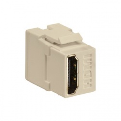 Leviton Adaptador HDMI Quickport de Paso, Blanco 