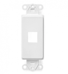Leviton Placa para Pared 41641-00W, 1 Puerto, 1 Pieza, Blanco 