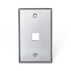 Leviton Tapa para Canaleta 43080-1S1, 70.1 mm x 114 mm, Gris, 1 Pieza 