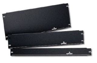 Leviton Placa Ciega Estándar para Rack, 1UR, Negro 