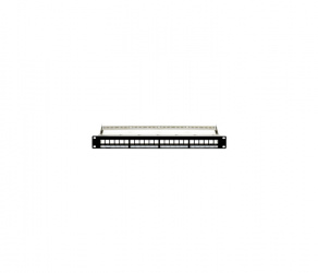 Leviton Panel de Parcheo, 24 Puertos, 1U, Negro 
