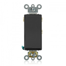 Leviton Apagador Convencional 5657-2E,  120 - 277V, 15A, Negro 