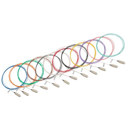 Leviton Cable Fibra Óptica OM3 Multimodo, LC Macho, 3 Metros, Multicolor - 12 Piezas 
