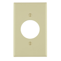 Leviton Placa de Pared 80720-I, 1 Puerto, Marfil 