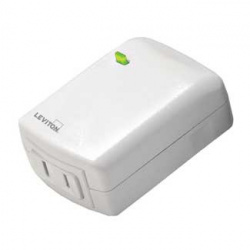 Leviton Smart Plug DW3HL-1BW, WiFi, 1 Contacto, 1000W, Blanco 