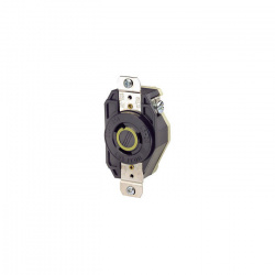 Leviton Tomacorriente, 1 Enchufe NEMA L5-20R, 125V, 20A, Negro 