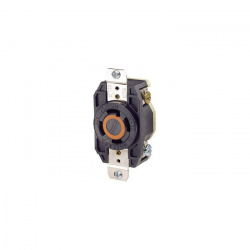 Leviton Tomacorriente Industrial LEV-2710, 1 Enchufe, Nema L14-30R, 480V, 20A, Negro 